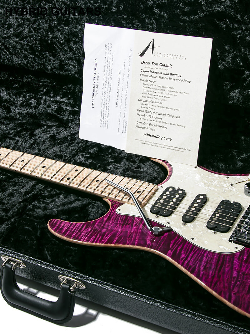 Tom Anderson Shorty Drop Top Classic Cajun Magenta 2019 9