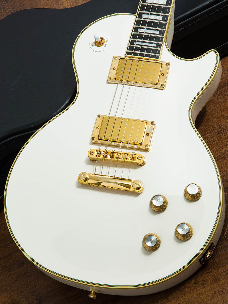 Epiphone Limited Edition Bjorn Gelotte Jotun Les Paul Custom Outfit Bone White 3