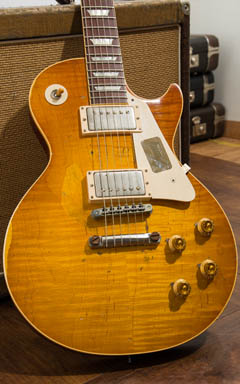 Gibson Custom Shop MIKE McCREADY 1959 Les Paul Standard Aged ボディー正面 サムネイル