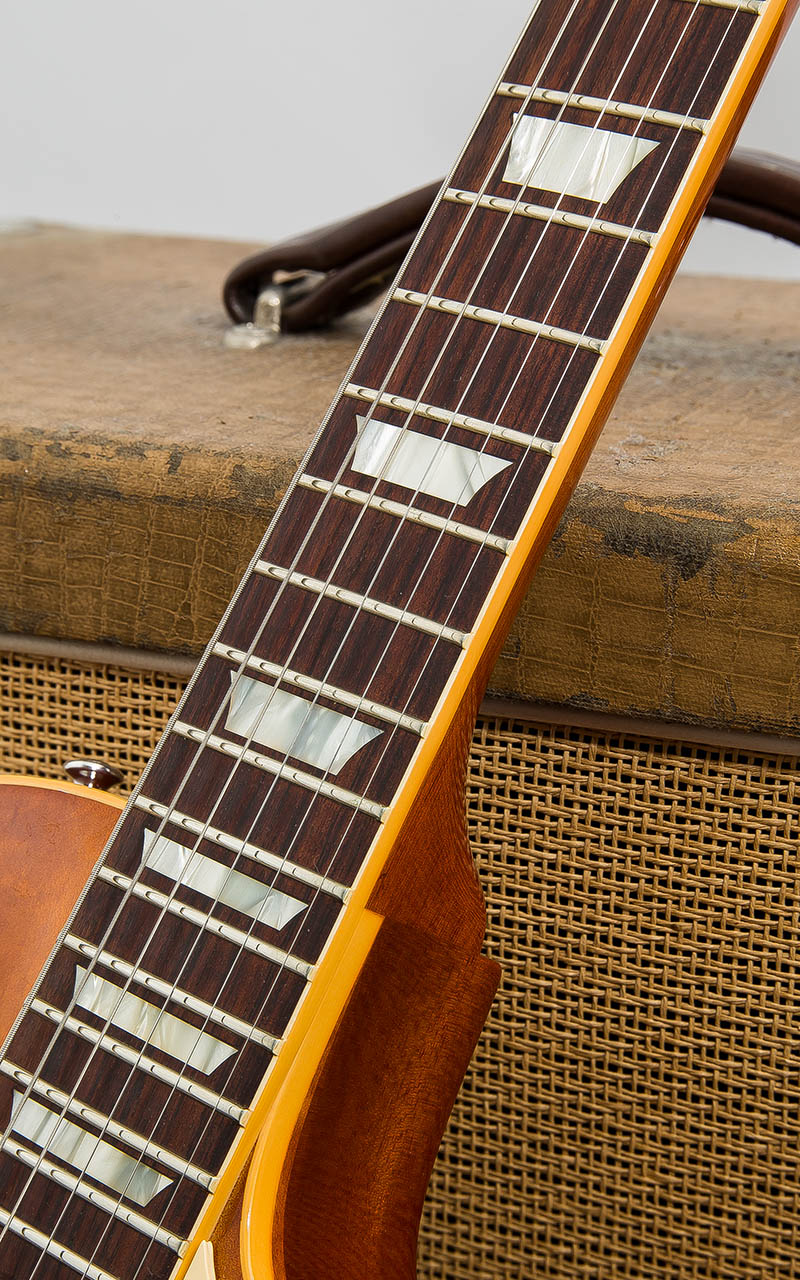 Gibson Custom Shop True Historic Hand Selected 1958 Les Paul Reissue Hard Rock Maple Top Golden Poppy Burst 2016 7