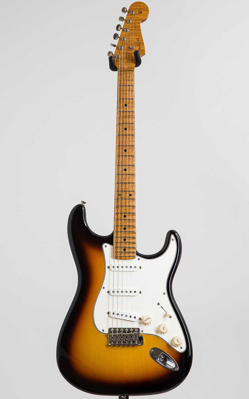 Fender Custom Shop Ikebe 40th Annivasay 1958 Stratocaster NOS Roasted Maple Neck Faded 3 Color Sunburst 2014 1