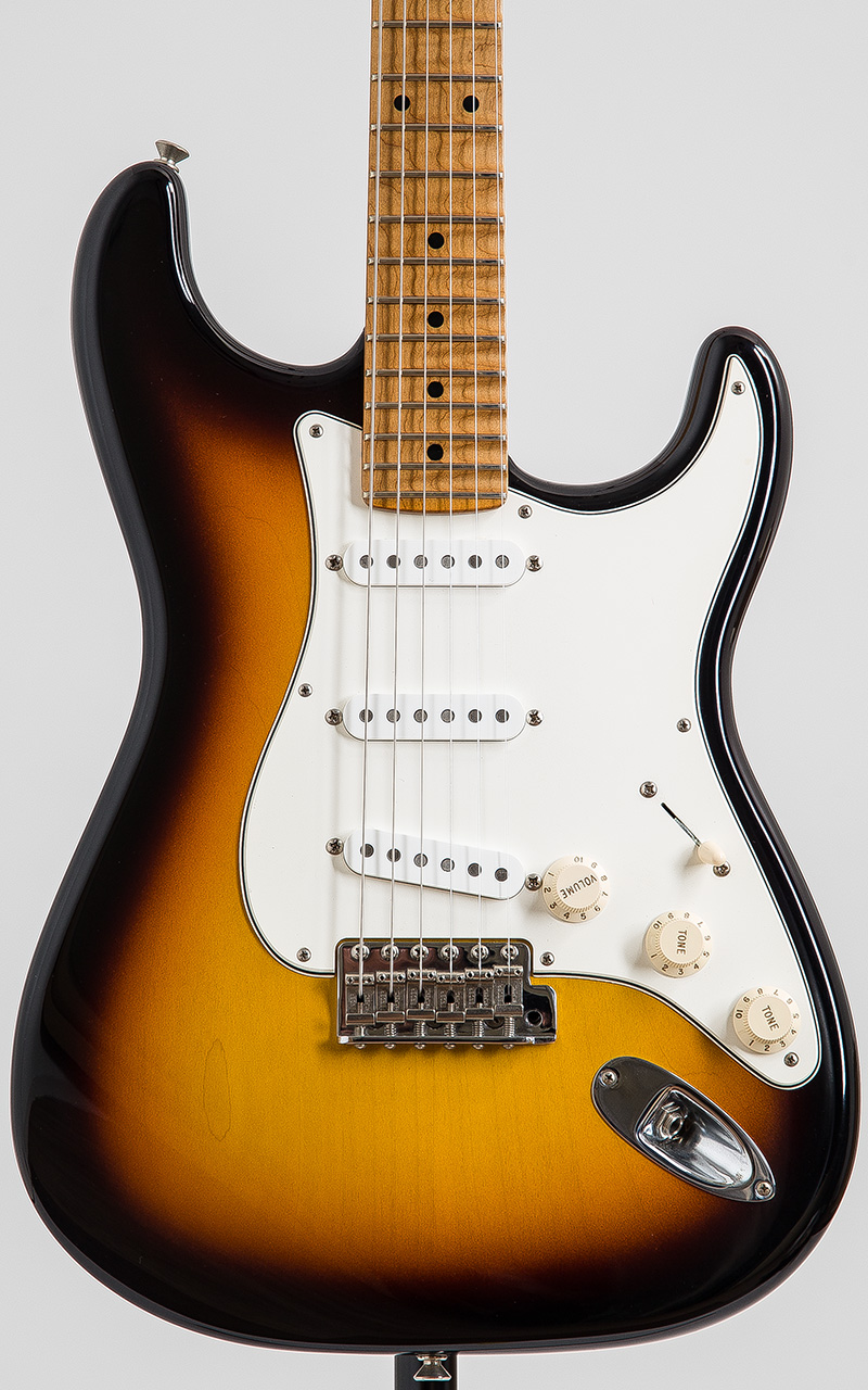 Fender Custom Shop Ikebe 40th Annivasay 1958 Stratocaster NOS Roasted Maple Neck Faded 3 Color Sunburst 2014 3