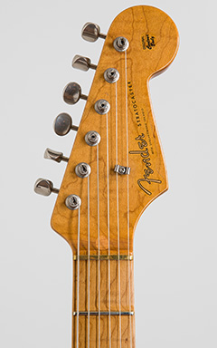 Fender Custom Shop Ikebe 40th Annivasay 1958 Stratocaster NOS Roasted Maple Neck Faded 3 Color Sunburst 2014 ヘッド正面 サムネイル