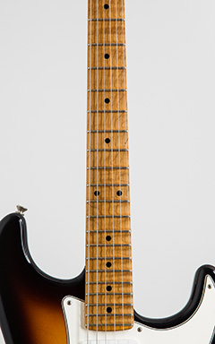 Fender Custom Shop Ikebe 40th Annivasay 1958 Stratocaster NOS Roasted Maple Neck Faded 3 Color Sunburst 2014 指板 サムネイル