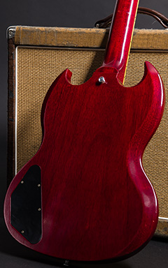 Gibson Custom Shop Pete Townshend SG Special Tour Worn Faded Cherry 2000 ボディー裏面 サムネイル
