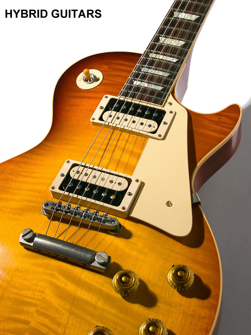 Gibson Custom Shop Historic Collection 1958 Les Paul Standard HRM Figured Hand Select & 1P-Body Kentucky Bourbon Fade VOS 2018 10