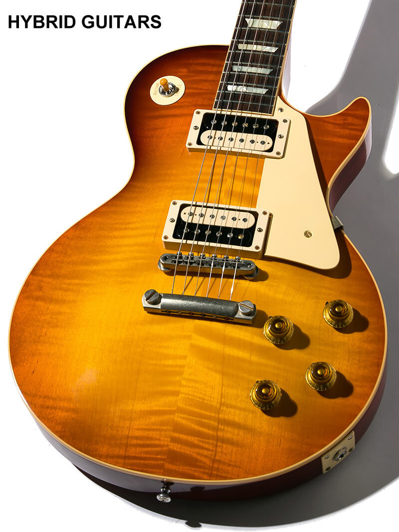 Gibson Custom Shop Historic Collection 1958 Les Paul Standard HRM Figured Hand Select & 1P-Body Kentucky Bourbon Fade VOS 2018 3