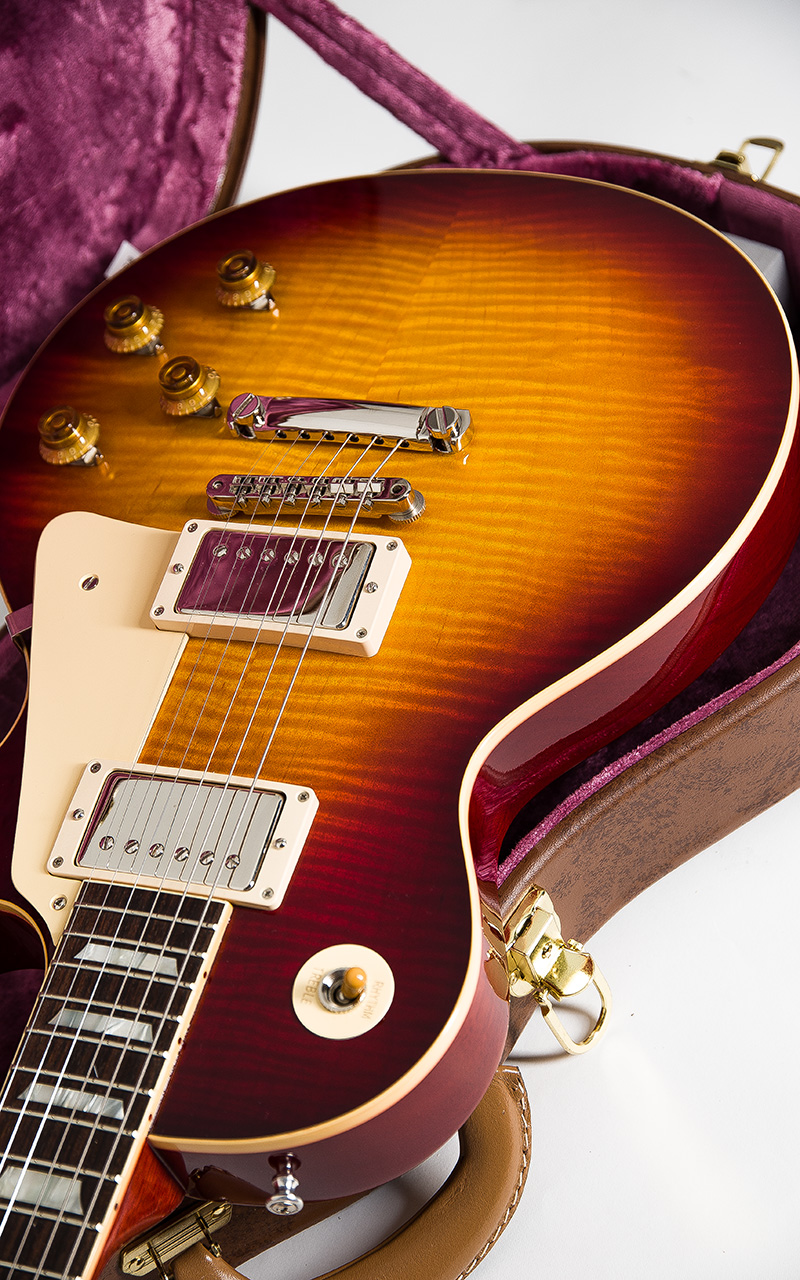 Gibson Custom Shop Historic Collection 1958 Les Paul Standard Figured Vintage Cherry Sunburst Gloss 2018 7