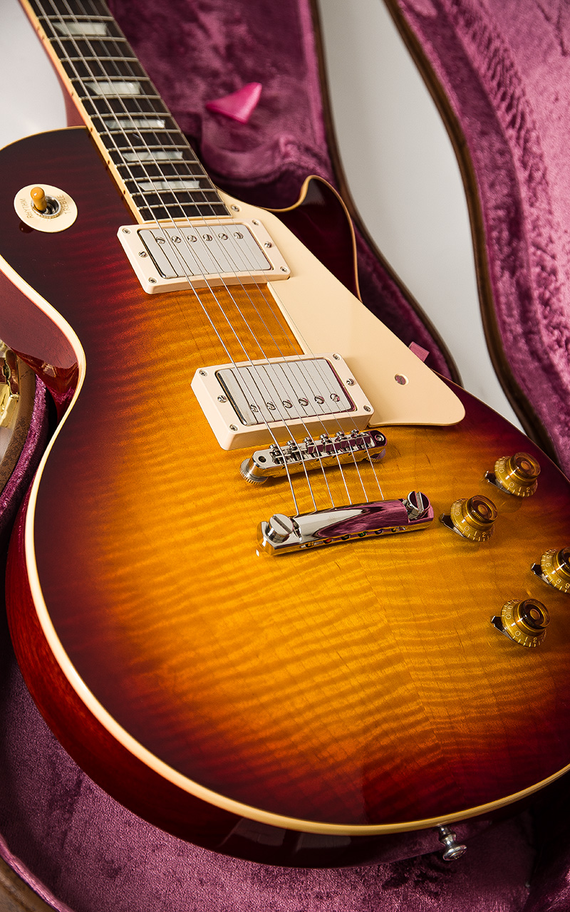 Gibson Custom Shop Historic Collection 1958 Les Paul Standard Figured Vintage Cherry Sunburst Gloss 2018 8