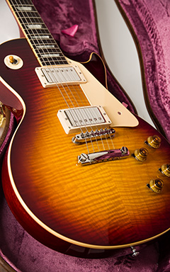 Gibson Custom Shop Historic Collection 1958 Les Paul Standard Figured Vintage Cherry Sunburst Gloss 2018 ネック サムネイル