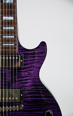 Gibson Custom Shop Class 5 Hand Selected Figured Maple Top Trans Purple 2017 写真9 サムネイル