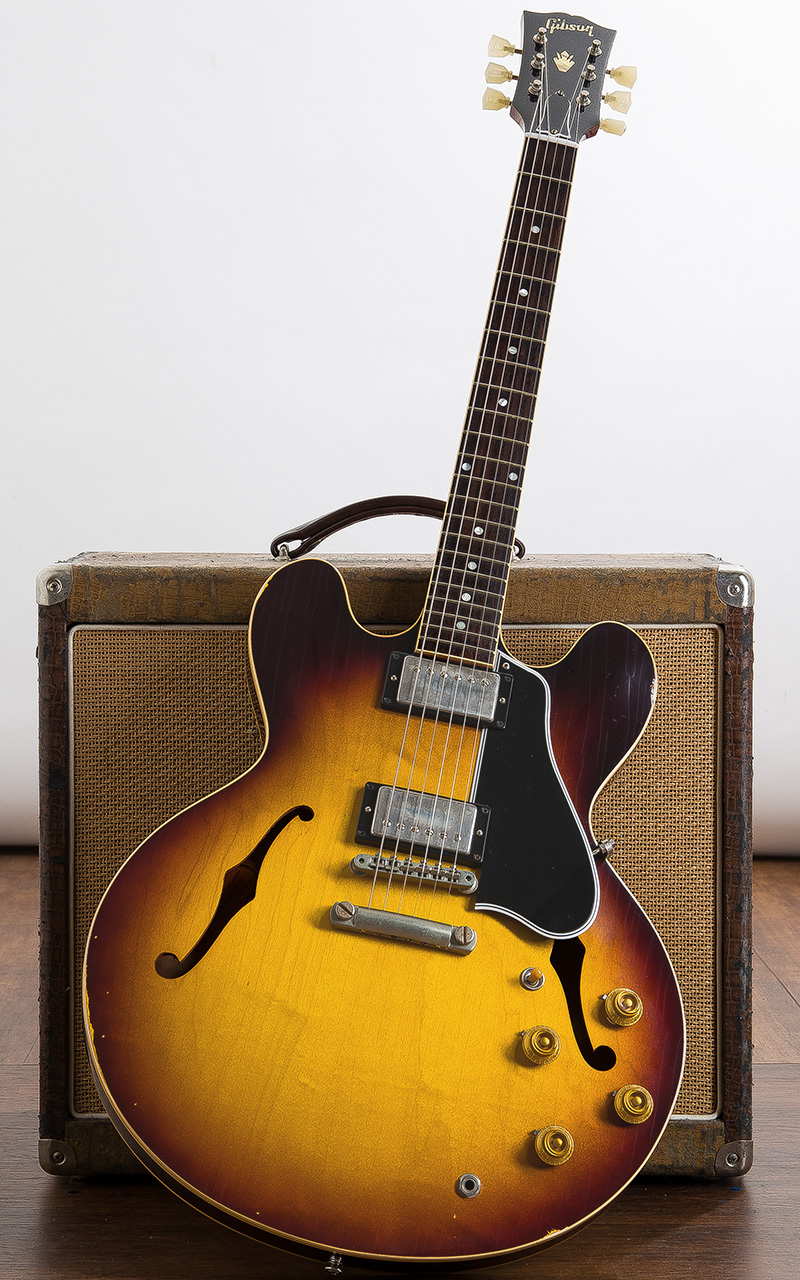 Gibson Custom Shop 1959 ES-335 Dot Lightly Aged Antique Sunburst 2017 1