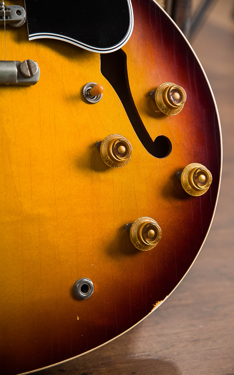 Gibson Custom Shop 1959 ES-335 Dot Lightly Aged Antique Sunburst 2017 13