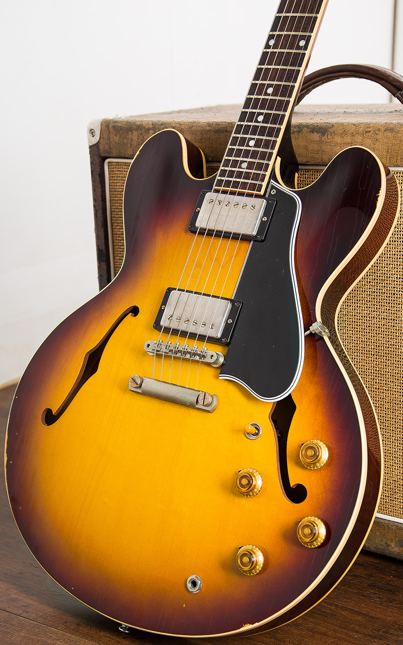 Gibson Custom Shop 1959 ES-335 Dot Lightly Aged Antique Sunburst 2017 3