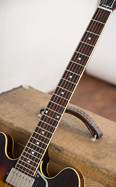Gibson Custom Shop 1959 ES-335 Dot Lightly Aged Antique Sunburst 2017 指板 サムネイル