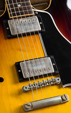 Gibson Custom Shop 1959 ES-335 Dot Lightly Aged Antique Sunburst 2017 写真9 サムネイル