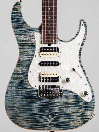 T's Guitars DSTC-Pro 24 MH-LTD Trans Blue Denim