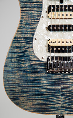 T's Guitars DSTC-Pro 24 MH-LTD Trans Blue Denim 写真10 サムネイル