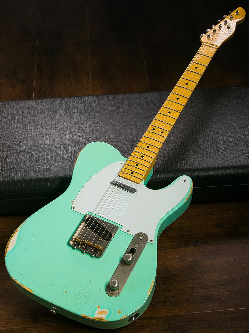 LSL INSTRUMENTS T-Bone Sugar Pine Sea Foam Green Heavy Aged 1