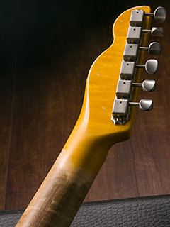 LSL INSTRUMENTS T-Bone Sugar Pine Sea Foam Green Heavy Aged ヘッド裏面 サムネイル