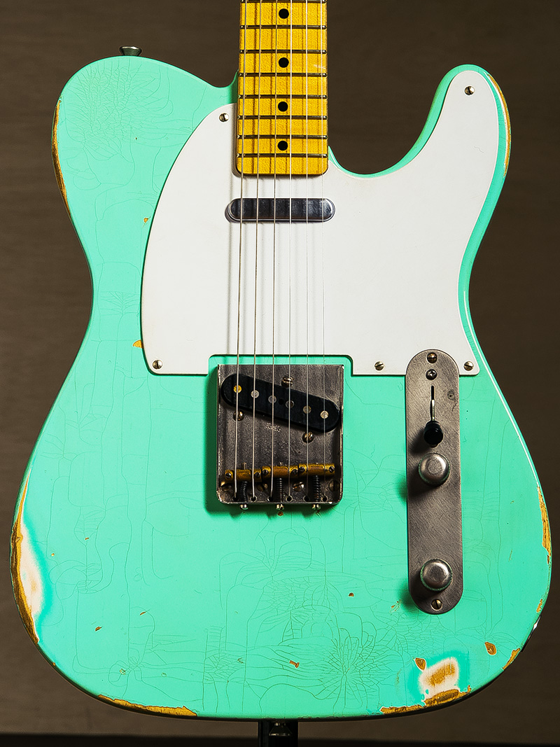 LSL INSTRUMENTS T-Bone Sugar Pine Sea Foam Green Heavy Aged 9