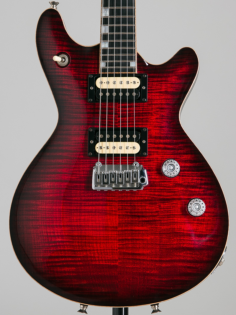 T's Guitars Arc-Special Prometheus Selected Flame Maple Crimson Burst 9