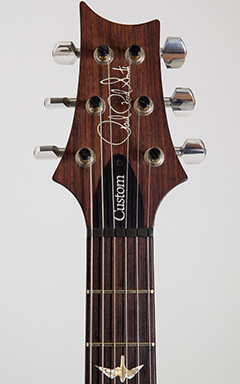 Paul Reed Smith(PRS) Custom 22 10Top Gray Black 2016 ヘッド正面 サムネイル
