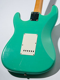 Fender Custom Shop MBS Custom 1961 Stratocaster Brazilian Rosewood(BZF)  Seafoam Green Master Built by John English ボディー裏面 サムネイル