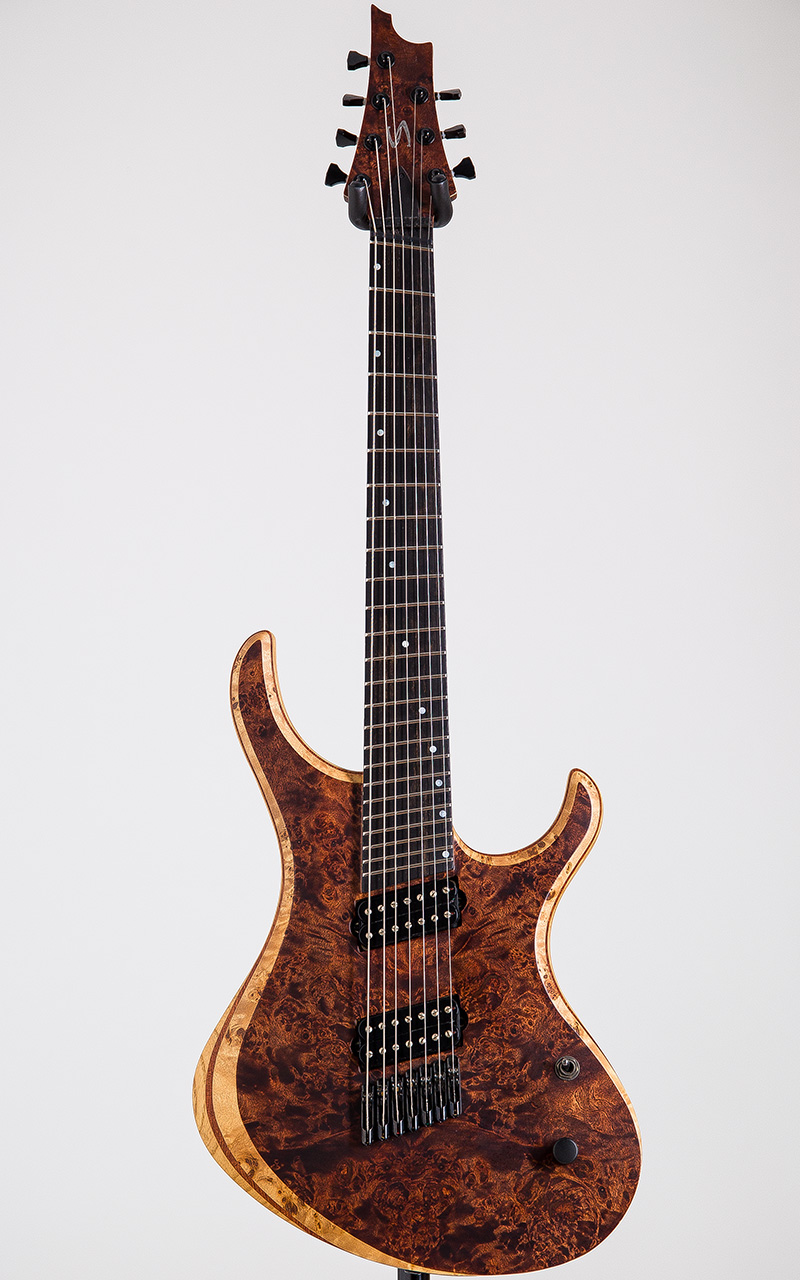 SKERVESEN GUITARS Lizard 7 Burl Natural 2016 1