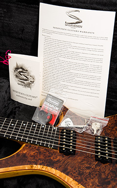 SKERVESEN GUITARS Lizard 7 Burl Natural 2016 写真11 サムネイル