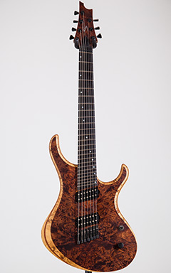 SKERVESEN GUITARS Lizard 7 Burl Natural 2016 全体正面 サムネイル
