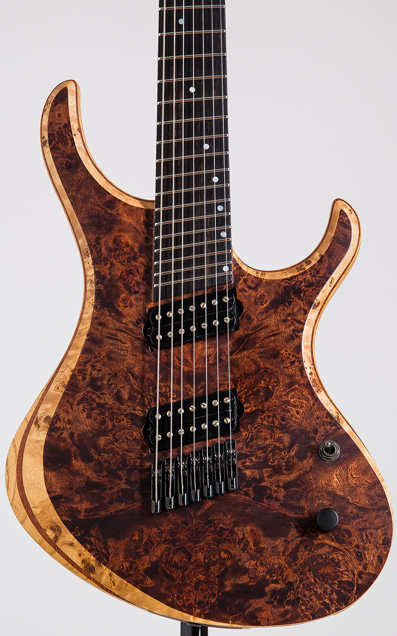 SKERVESEN GUITARS Lizard 7 Burl Natural 2016 3