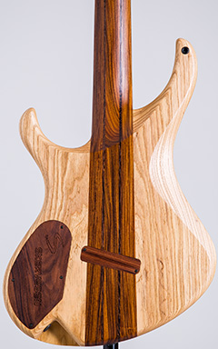 SKERVESEN GUITARS Lizard 7 Burl Natural 2016 ボディー裏面 サムネイル