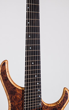 SKERVESEN GUITARS Lizard 7 Burl Natural 2016 指板 サムネイル