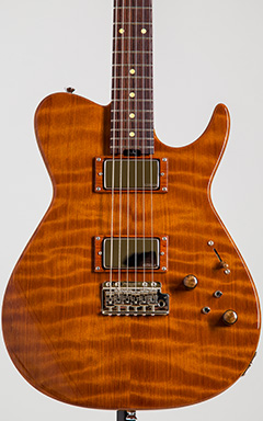No Brand Don Grosh Retro Classic Tele Type Redwood ボディー正面 サムネイル