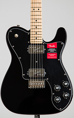 Fender USA American Professional Telecaster Deluxe ShawBucker Black ボディー正面 サムネイル