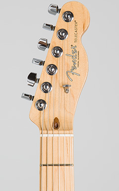 Fender USA American Professional Telecaster Deluxe ShawBucker Black ヘッド正面 サムネイル