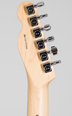 Fender USA American Professional Telecaster Deluxe ShawBucker Black ヘッド裏面 サムネイル