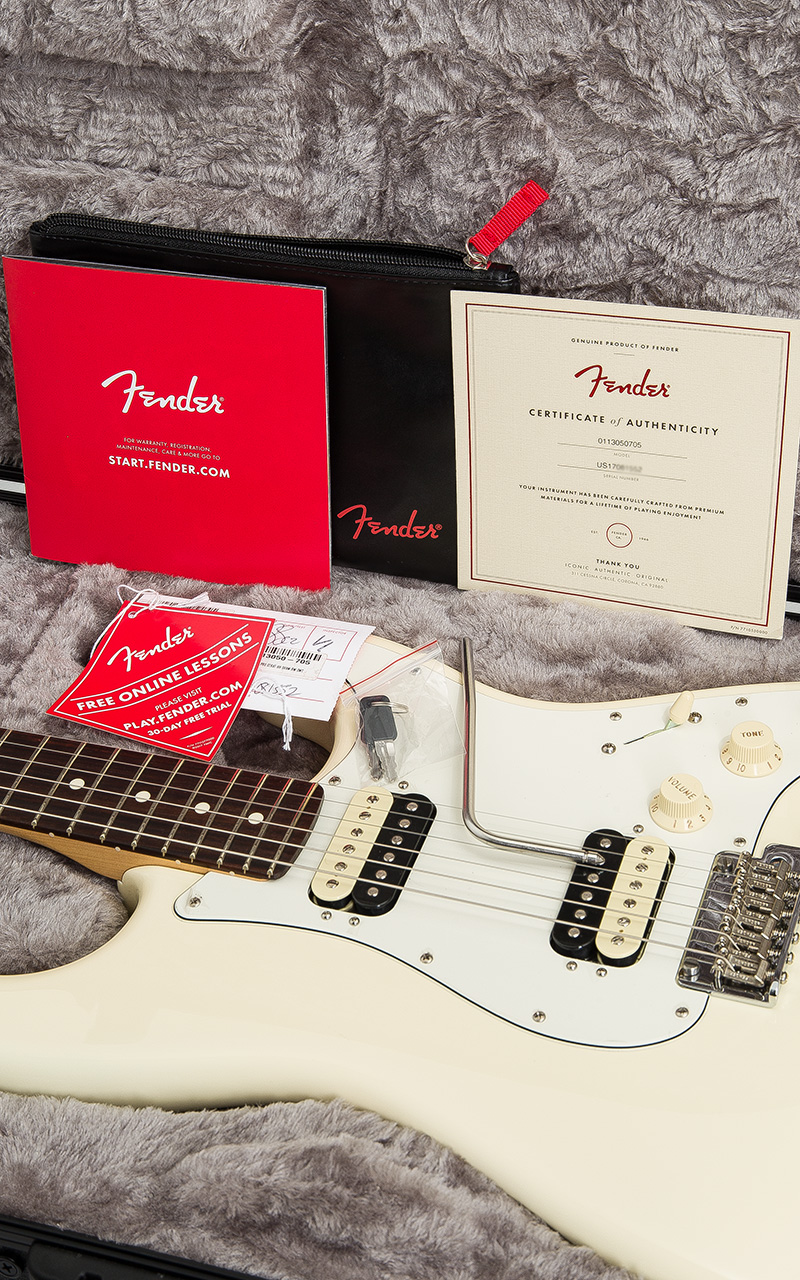 Fender USA American Professional Stratocaster HH ShawBucker Olympic White 2017 9