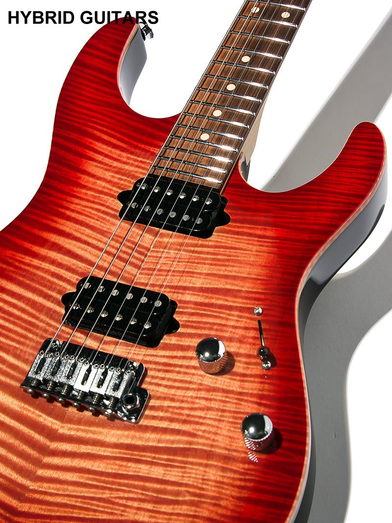 Suhr Japan Limited Modern Pro Faded Trans Wine Red Burst 2017 9