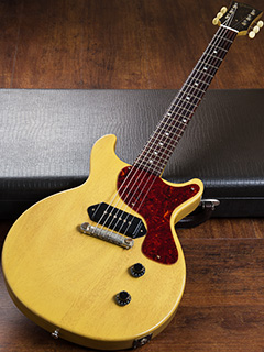 Gibson Custom Shop Historic Collection 1958 Les Paul Junior Double Cut VOS TV Yellow 2009 全体正面 サムネイル