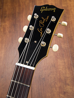 Gibson Custom Shop Historic Collection 1958 Les Paul Junior Double Cut VOS TV Yellow 2009 ヘッド正面 サムネイル
