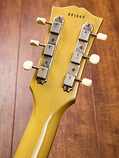 Gibson Custom Shop Historic Collection 1958 Les Paul Junior Double Cut VOS TV Yellow 2009 ヘッド裏面 サムネイル