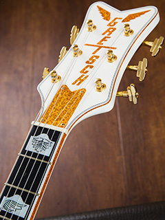 Gretsch White Falcon G6136T-FSR JR with Burgundy Hardcase 2013 ヘッド正面 サムネイル