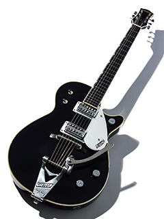 Gretsch Master Built G6128CS Duo Jet NOS Black by Stephen Stern 2010 全体正面 サムネイル