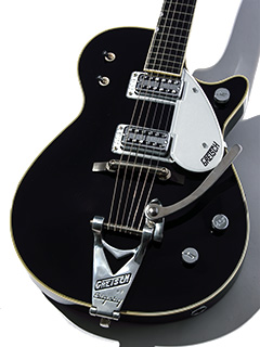 Gretsch Master Built G6128CS Duo Jet NOS Black by Stephen Stern 2010 ボディー正面 サムネイル