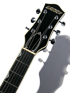 Gretsch Master Built G6128CS Duo Jet NOS Black by Stephen Stern 2010 ヘッド正面 サムネイル