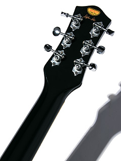 Gretsch Master Built G6128CS Duo Jet NOS Black by Stephen Stern 2010 ヘッド裏面 サムネイル