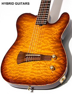 Sadowsky NYC Electric Nylon Cherry Burst ボディー正面 サムネイル