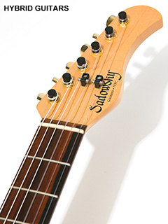 Sadowsky NYC Electric Nylon Cherry Burst ヘッド正面 サムネイル